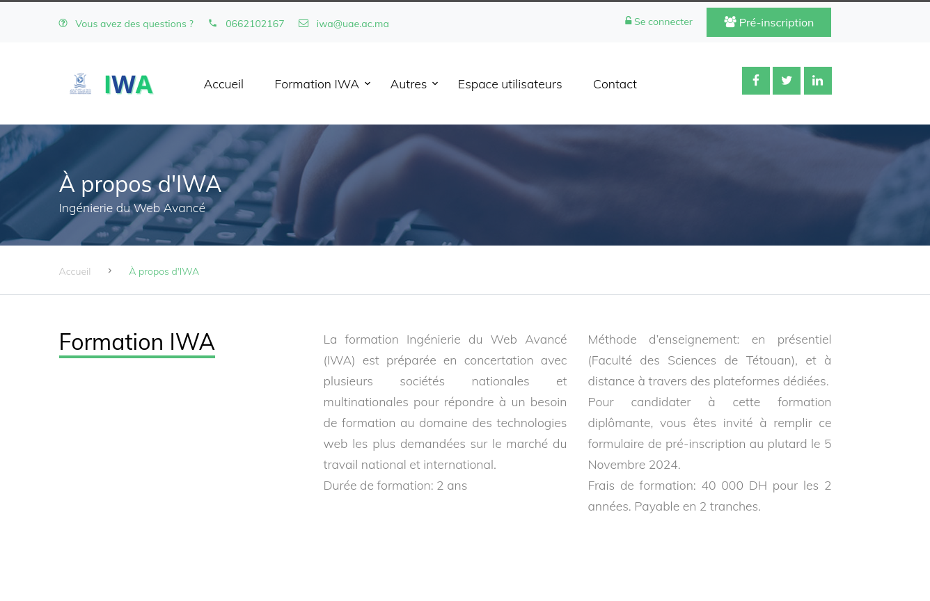 IWA Website
